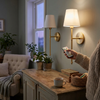 Rechargeable Battery Wall Sconce lifestyle photo