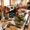 6pcs Wooden Utensils Set lifestyle photo