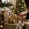 Nativity Scene Column Statues lifestyle photo