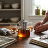 Heat Resistant Glass Teapot lifestyle photo
