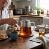 Heat Resistant Glass Teapot lifestyle photo