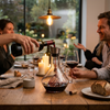 Crystal Wine Decanter with Aerator lifestyle photo