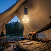 Solar Rechargeable Hooked Camping Light lifestyle photo