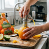 Stainless Steel Manual Lemon Juicer lifestyle photo