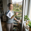 Double-Sided Magnetic Window Cleaner lifestyle photo