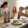 Elegant Electric Salt And Pepper Mill With Rechargeable Battery lifestyle photo
