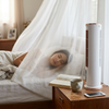 Bladeless Desktop Air Conditioner Fan with Remote Control lifestyle photo