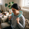 Manual Neck and Shoulder Massager with Kneading Rollers lifestyle photo