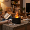 Realistic Flame Aroma Diffuser and Humidifier lifestyle photo