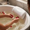 Ergonomic neck and head support for relaxing at home lifestyle photo
