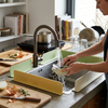 Silicone Sink Splash Guard with Suction Cups lifestyle photo