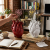 Bamboo & Wood Lively Heart-Shaped Vase lifestyle photo