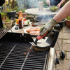 3 in 1 Grill Brush with Brass Bristles and Scraper lifestyle photo