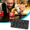 Skull-Shaped Ice Cube Tray