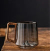 Elegant Glass Cup with Handle