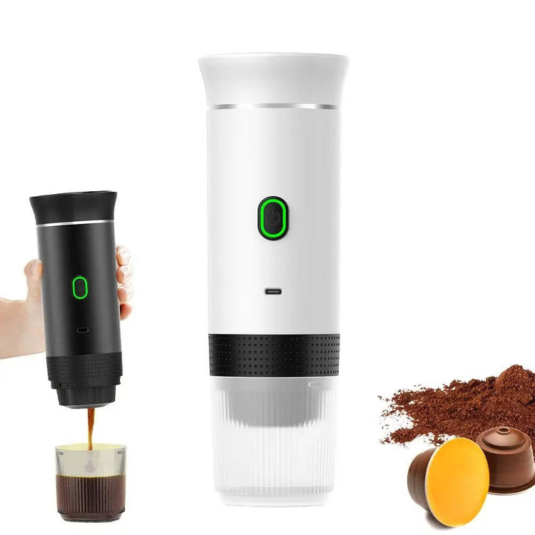 Portable Coffee Maker, 290 PSI Pump, Hot and Cold Brewing, USB Type C Charging
